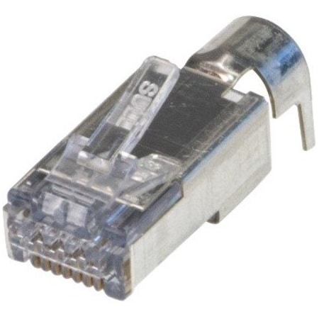 Platinum Tools EZEX48 SHIELDED RJ45 EXTERNAL GROUND CONNECTORS, 100/BAG. 105029