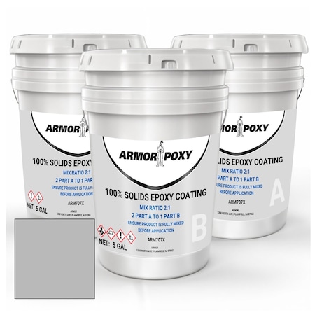 Armorpoxy 100% Solids Epoxy 15 Gal - Medium Gray 231950