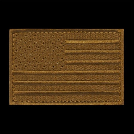 Rapdom USA Flag Canvas Patch- Coyote T91-USA-COY