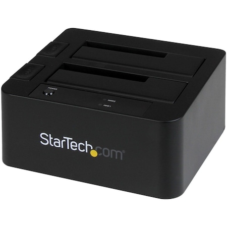 Startech.Com DUAL-BAY HARD DRIVE DOCK FOR 2.5 / 3.5 SATA DRIVES;  SATA I/II/III HDD/SSD; ESAT SDOCK2U33EB