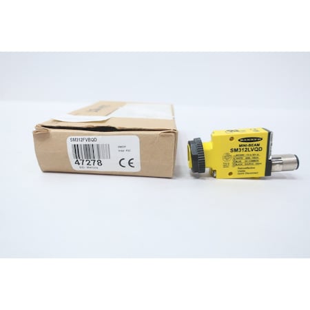Banner MINI-BEAM PHOTOELECTRIC SENSOR 10-30V-DC SM312FVBQD