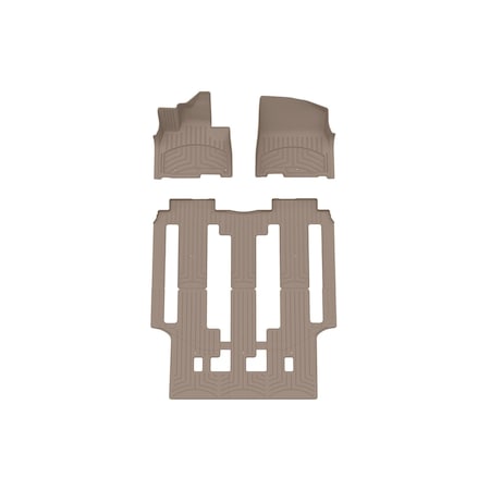 Weathertech Tan, Front and Rear FloorLiner HP 451672-1-2IM