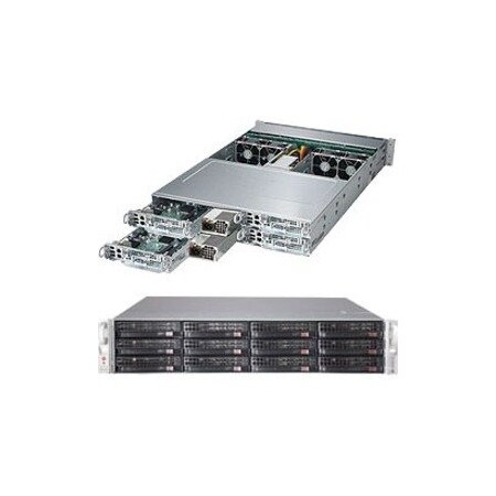 Supermicro SuperServer Four Node Dual LGA2011 2000W 2U RackmountServer SYS-6028TP-HTTR