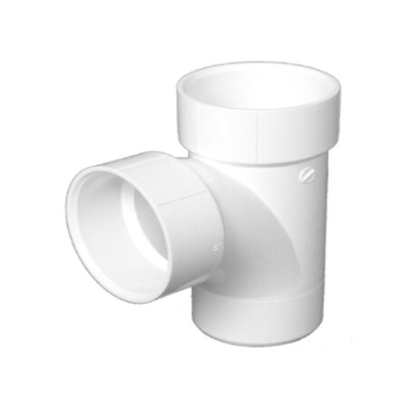 Charlotte Pipe And Foundry Sanitary Street Tee Schedule 40 2in Hub T X 2in D Hub PVC PVC 004030800