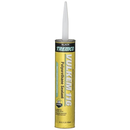 Tremco 10.1 Oz. Tremco 356719 Black Vulkem 116 General Purpose Textured Polyurethane Sealant 356718