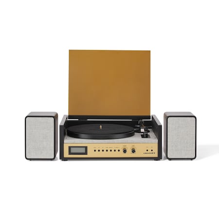 Crosley Radio Coda Record Player With Speakers CR7017B-BK