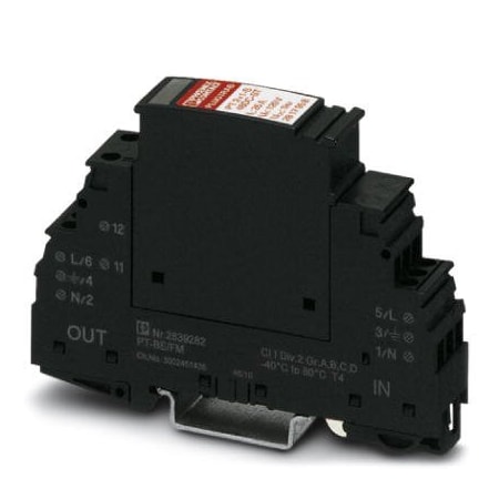 Phoenix Contact PT 2+1-S-48DC/FM Rail-mountable surge 2817958