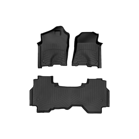 Weathertech Black, Front and Rear FloorLiner HP 441428-1-4IM