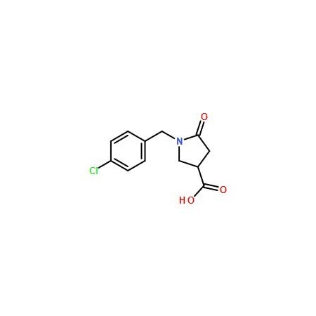 Ak Scientific 1-(4-Chlorobenzyl)-5-oxopyrrolidine-3-carboxylic acid (1g), CAS 96449-92-2 6762AC-1g