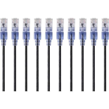 Monoprice Voice and Data Patch Cord, 3 ft L, PK10 15153
