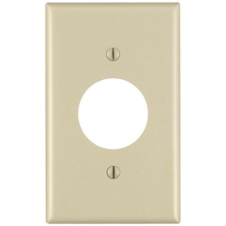 Leviton Wallplate 1G Outlt Ivory 86004-000