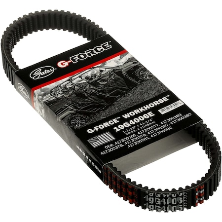 Gates G-Force Continuously Variable Transmission CVT Belt 19G4006E