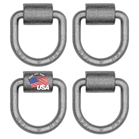 Buyers Products D-Rings & Lashing Rings, PK4 B404