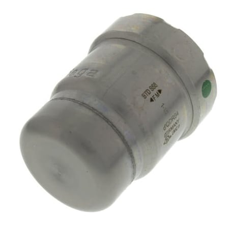 Viega MegaPress cap P 1.5 carbon steel zinc-nickel coating 25750