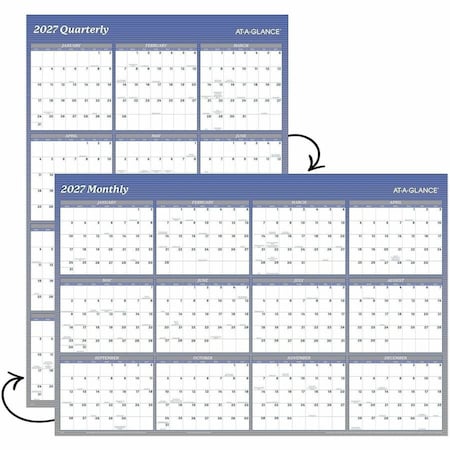 At-A-Glance Planner, Wall, Revrsabl, 32X48 AAGA1152