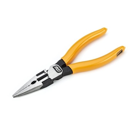 GEARWRENCH Pitbull Long Nose Pliers 6in Dipped Handle - 82176-06