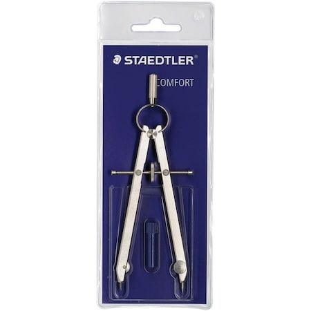Staedtler Allmetal Springbow Compass, Silver STD55140WP