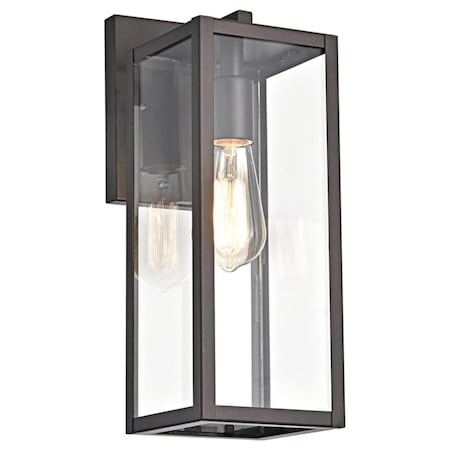 Chloe Lighting 14 in. Richard Transitional 1 Light Outdoor Wall Sconce, Rubbed Bronze CH2S202RB14-OD1