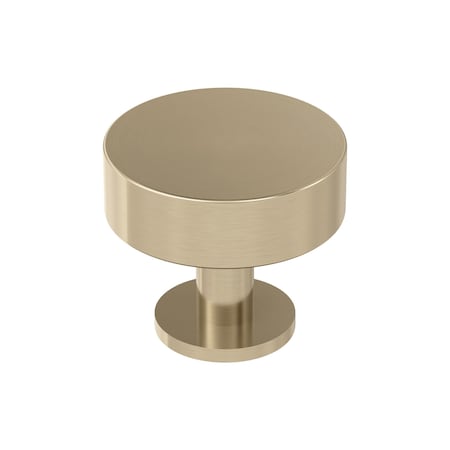 Amerock Radius 1-1/4 inch 32mm Diameter Golden Champagne Cabinet Knob BP36864BBZ