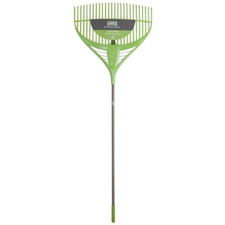 Ames 26 in Leaf Rake, Poly Basket Head, Steel Handle, Cushion Grip 2915806