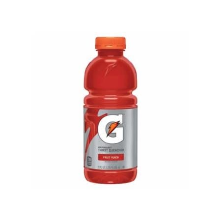 Gatorade 20 oz Wide Mouth Bottle, Fruit Punch, 24PK 308-32866