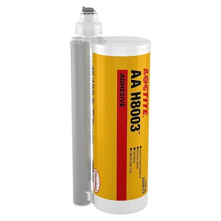 Loctite Structural Adhesive, AA H8003 Series, Dual-Cartridge, 10:1 Mix Ratio 2244127