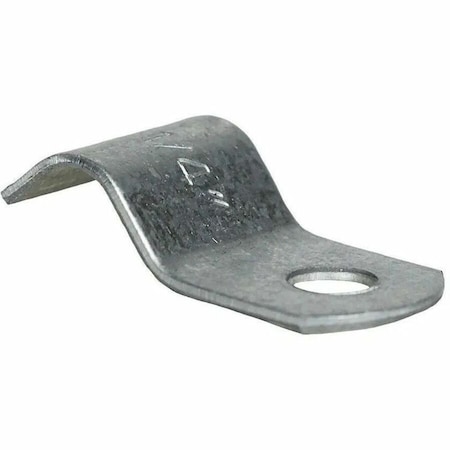 Dottie One Hole Strap, Conduit; EMT Use, 1/4 in, Steel, Zinc Plated TW14
