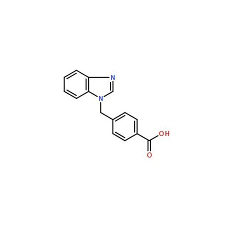 Ak Scientific 4-(1H-Benzimidazol-1-ylmethyl)benzoic acid (100mg), CAS 139742-50-0 Y7496-100mg