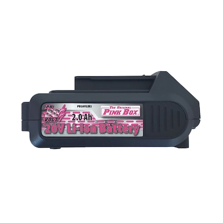 The Original Pink Box 20V Lithium-Ion Battery, 2Ah PB20VLIB2
