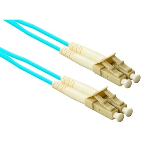 Enet 10M Lc/Lc Duplex Multimode 50/125 10Gb Om4 Or Better Aqua Laser LC2-OM4-10M-ENC