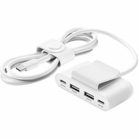 Belkin BoostCharge 4-Port USB Power Extender - USB Type C - 4 USB Port(s) BUZ001TT2MWHB7
