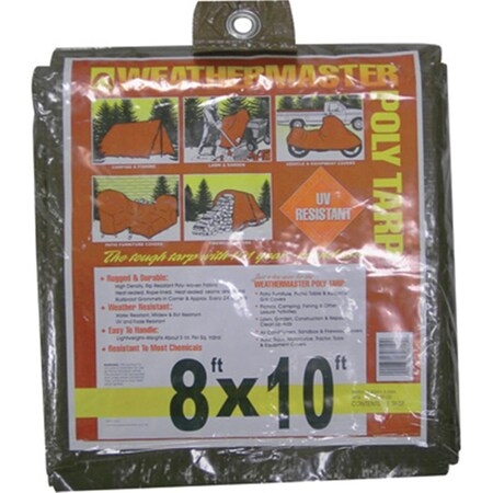 Dize Brown Poly Tarp - 8 x 10 ft., Model No. BT0810 118601