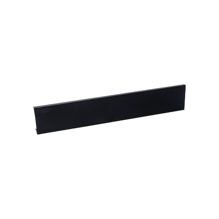 Pride Industrial 9in Aluminum Tab Cabinet Pull with 7-1/5in Center to Center Matte Black Finish P1809BK