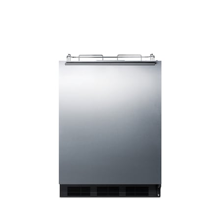 Summit Commercial 24in Wide Built-In Kegerator, ADA Compliant SBC58BLBIADANK