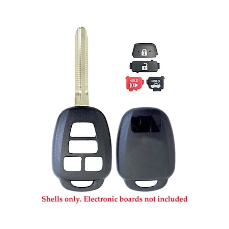 Aks Keys 2012 - 2019 Toyota Scion Remote Key Shell 4B RS-TOYOTA-42