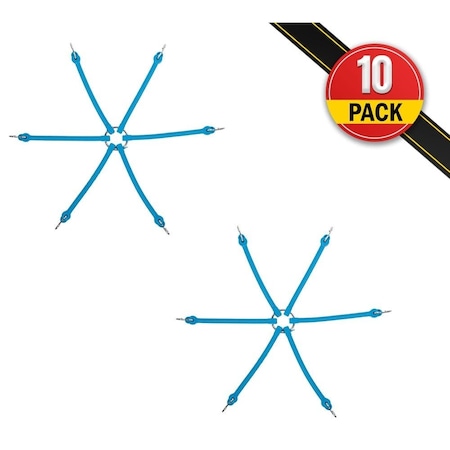 Mytee Products Rubber Spider Bungee for Semi Truck Tires - 33in & 40in Snow Tire Chains Adjuster Tensioner, 10PK SBT-31x10