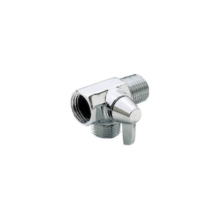 Master Plumber Chrome Finish Shower Flow Diverter With Arm Control 542327