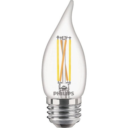 Signify Ultra Definition 40W Equivalent Soft White BA11 Medium LED Decorative Light Bulb, 3PK 566679