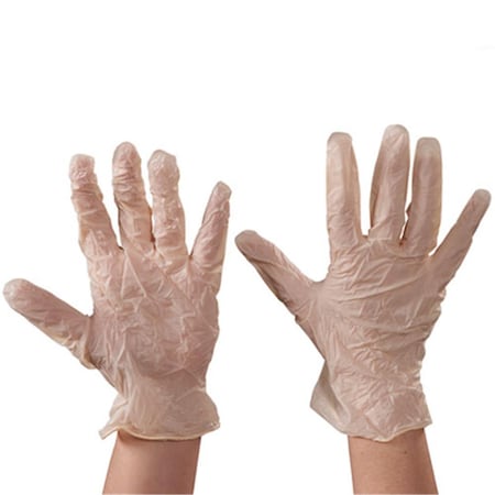 Box Partners Disposable Gloves, Latex, Powder-Free, S, 100 PK, White GLV2102S