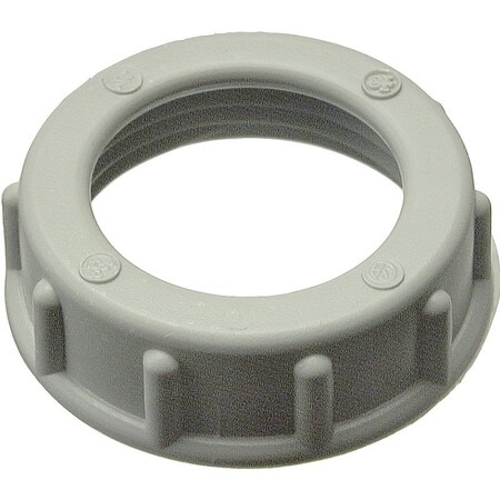 Halex Rigid Conduit Bushing, 1 in, PVC, For: Locknut, 50/BX, 50PK 75210B