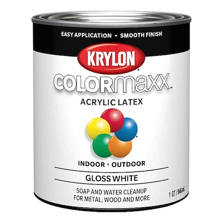 Krylon Interior and Exterior Paint, 1 qt, Gloss K05625007