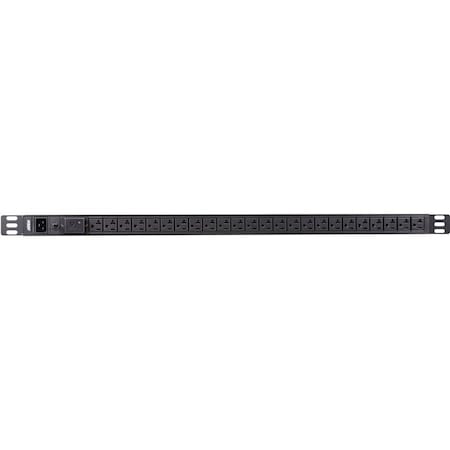 Aten 24-OUTLET 0U20A BASIC PDU WITH SURGE PROTECTION, 100V-120V WITH NEMA L5-20 POWER PLUG PE0224SA