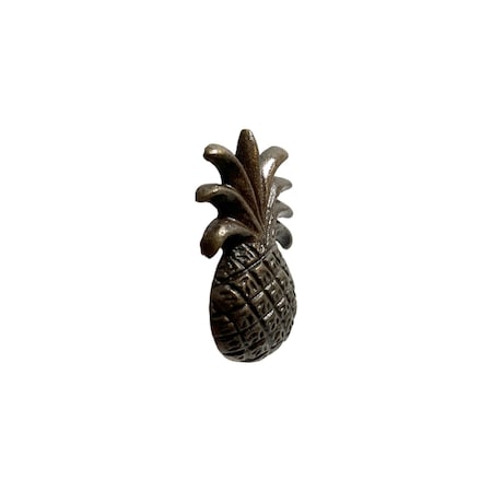 Homeroots Set of Six Antiqued Bronze Pineapple Knob Metal Drawer Pull Knobs, 6PK 635781