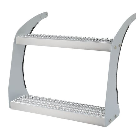 Mytee Products Top & Bottom Fuel Tank Step w/ Bracket Fits 23 in Fuel Tank, Replaces Peterbilt Trucks FTRS23335-BKT-KIT