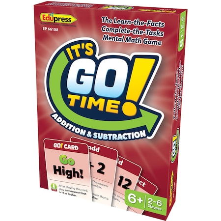 Teacher Created Resources It's GO Time!: Addition & Subtraction TCR66108