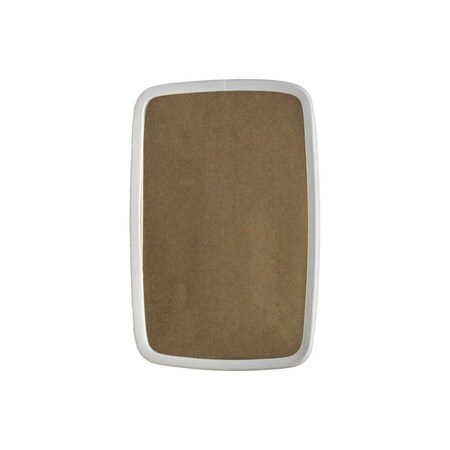 K&M Mfg Mirror Head, Rectangular Flat, 6.5-In. x 10-In., Fits K&M Mirrors 3101
