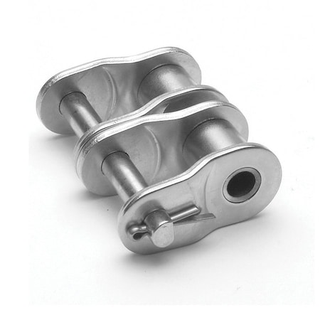 Senqcia Inspire Series SBR 40-2NPOL Double Strand Cottd Off Link, 40-2NP chain, .5P, 1.27 OAW, .156 Pin, Stl S-40-2NPOL