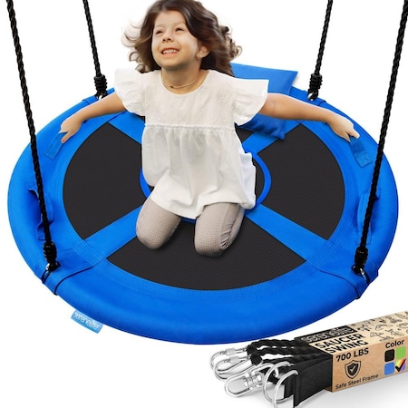 Serenelife 40 in Saucer Swing, Blue SLSWNG901BL