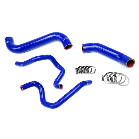 Hps Performance High Temp Reinforced Silicone Radiator and Heater Coolant Hose Kit, Blue,  57-1732-BLUE
