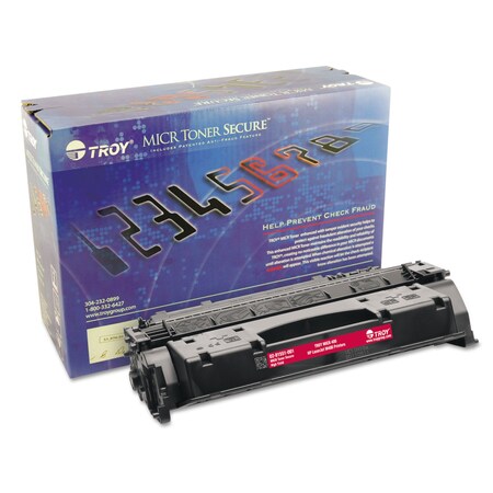 Troy 0281551001 80X High-Yield MICR Toner Secure, Alt for HP CF280X, Black 02-81551-001